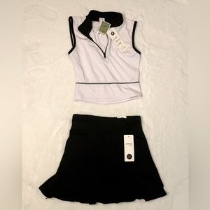 Tennis out fit two pieces